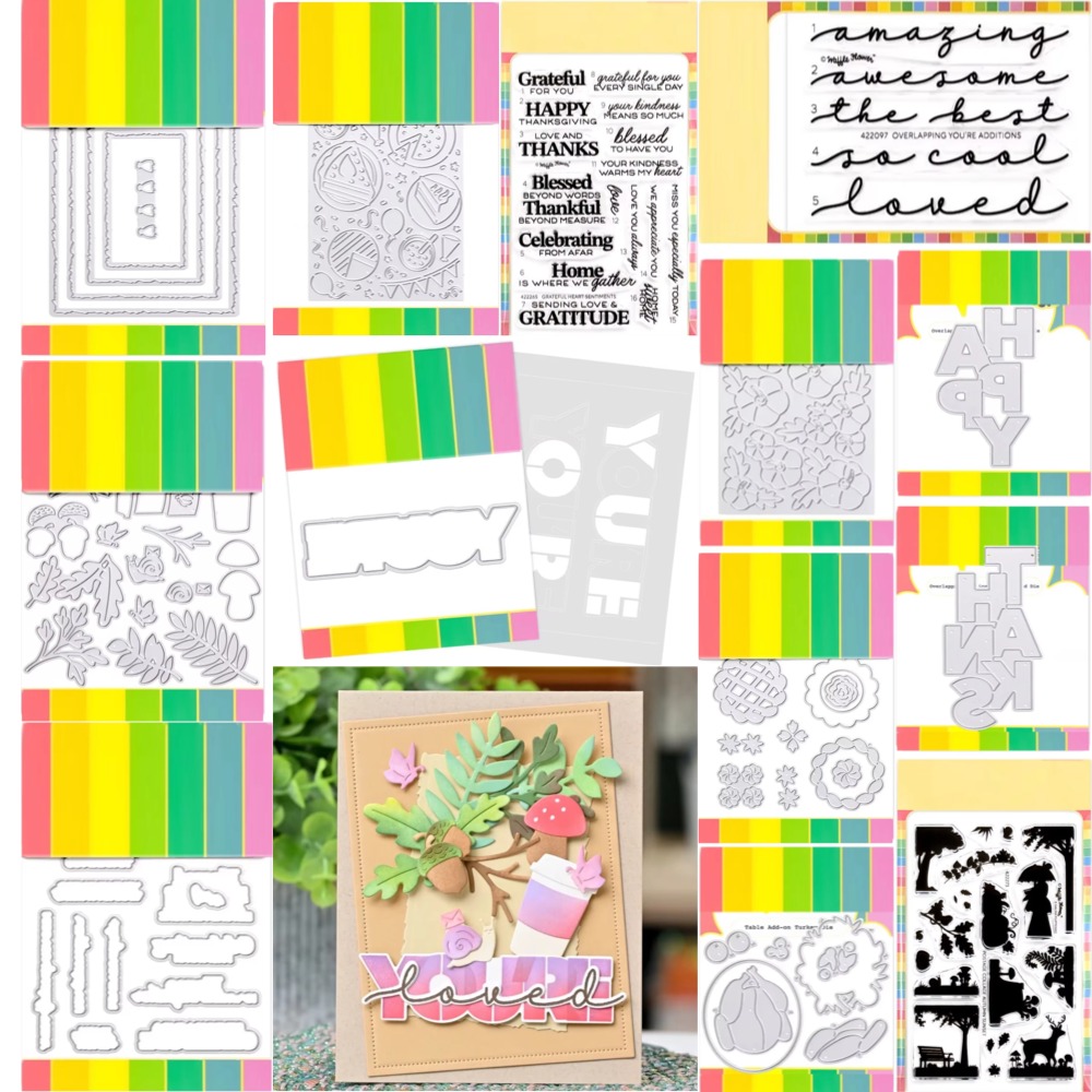Scrapbooking - Nuevos troqueles metálicos para cortar, plantilla