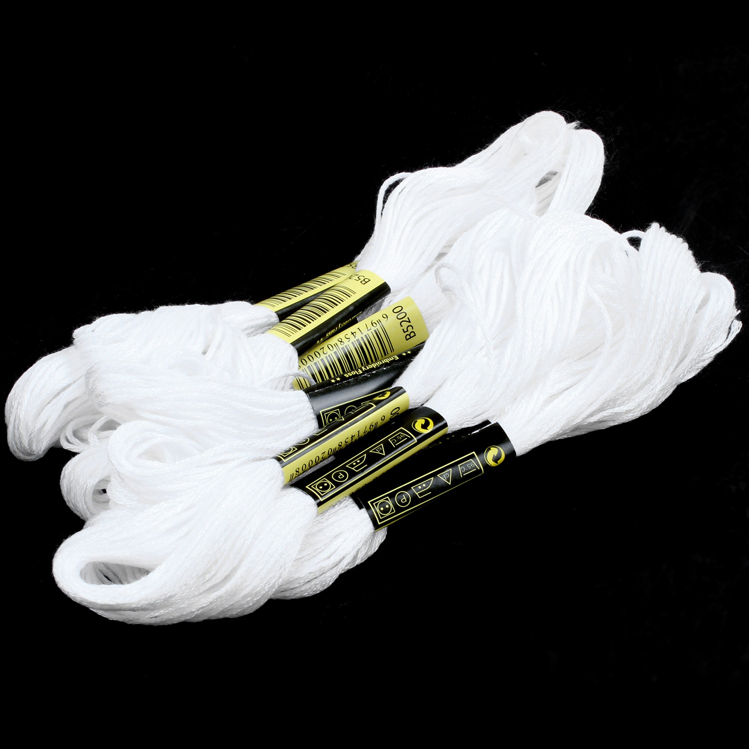 Cotton Embroidery Thread Skeins - Aguja de Cruz de ancla blanca,