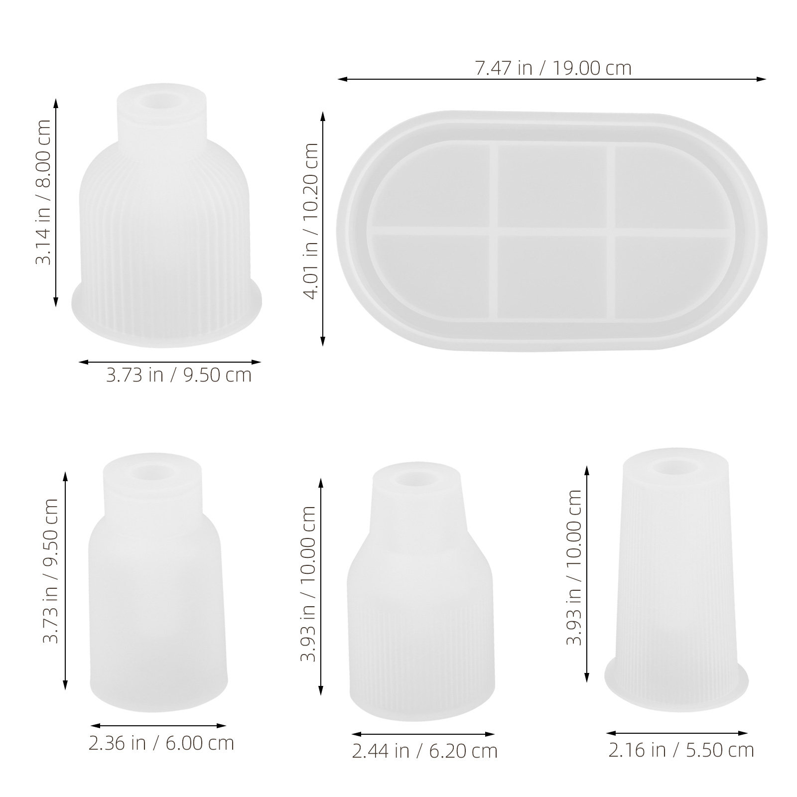 Juego de moldes de silicona pa - Silicone Epoxy Resin Molds Set reseña y precio