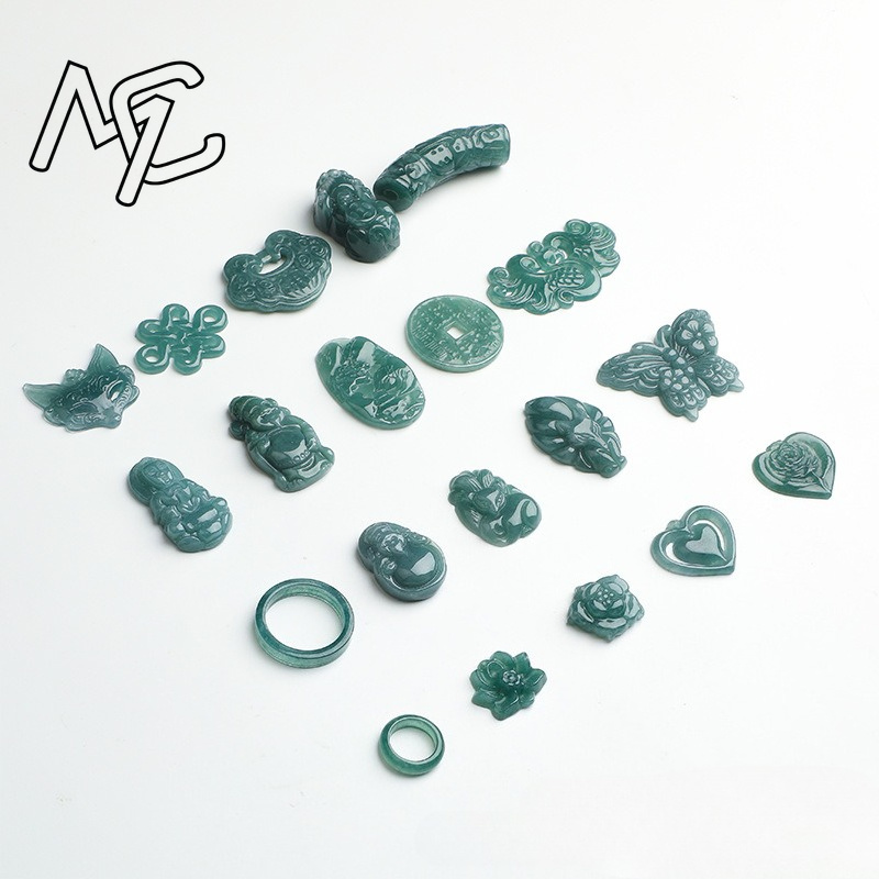 2 piezas de jadeíta azul natur - Beading reseña y precio