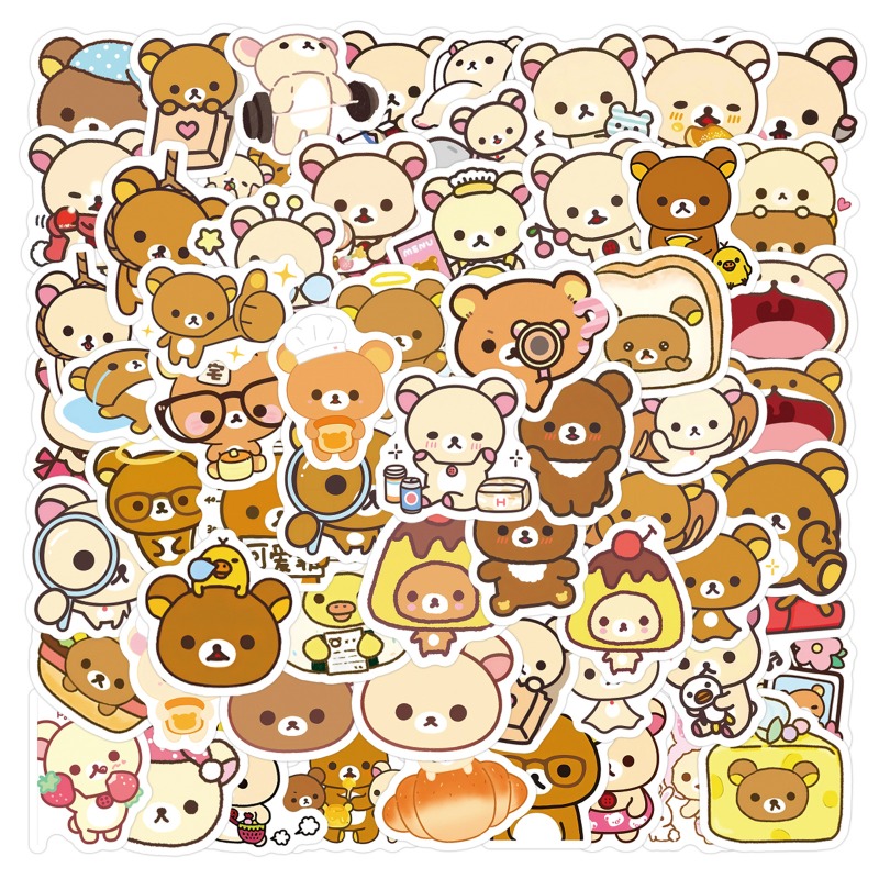 Pegatinas Bandai Rilakkuma Kii - Scrapbooking reseña y precio