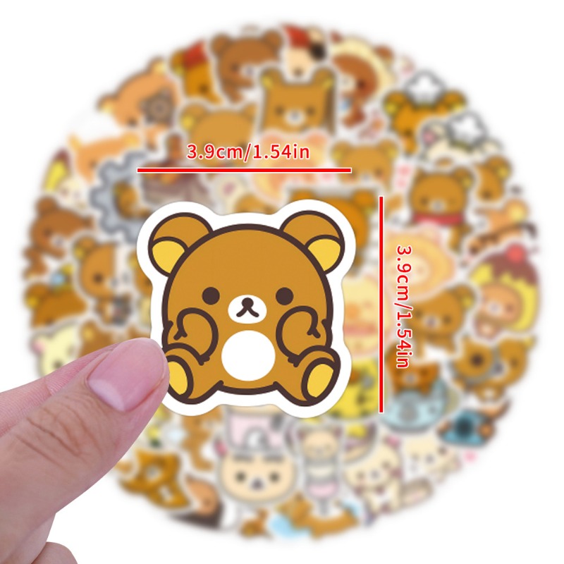 Pegatinas Bandai Rilakkuma Kii - Scrapbooking reseña y precio