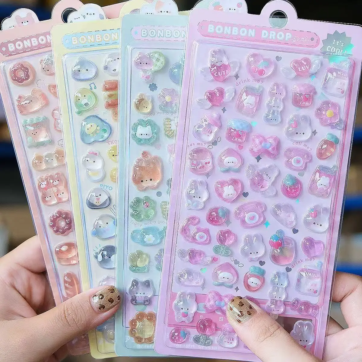 Pegatinas de Resina 3D Kawaii  - Scrapbooking reseña y precio