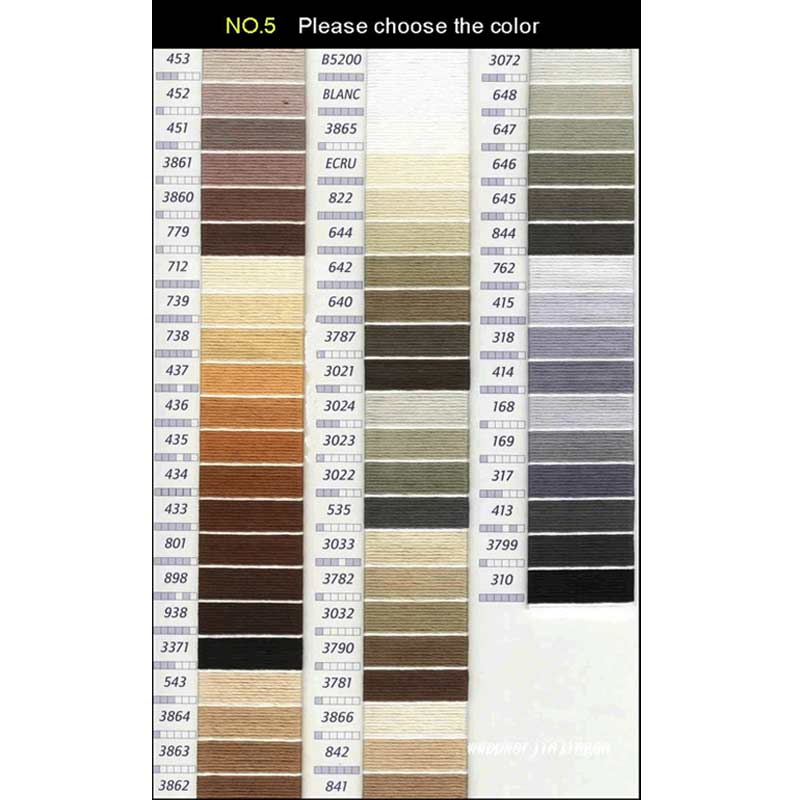 3727--3857---10 Piezas de Hilo - Cotton Embroidery Thread Skeins reseña y precio