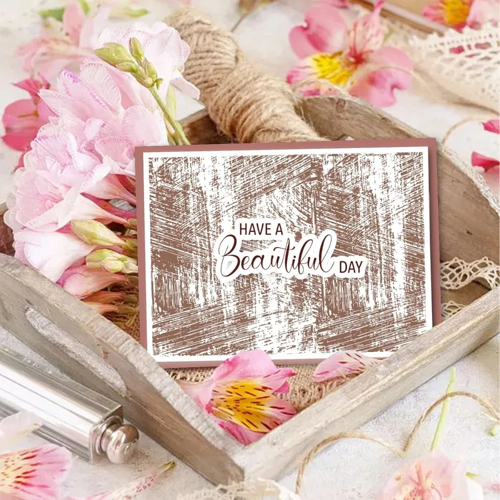 Sellos transparentes de fondo  - Clear Silicone Stamps For Card Making reseña y precio