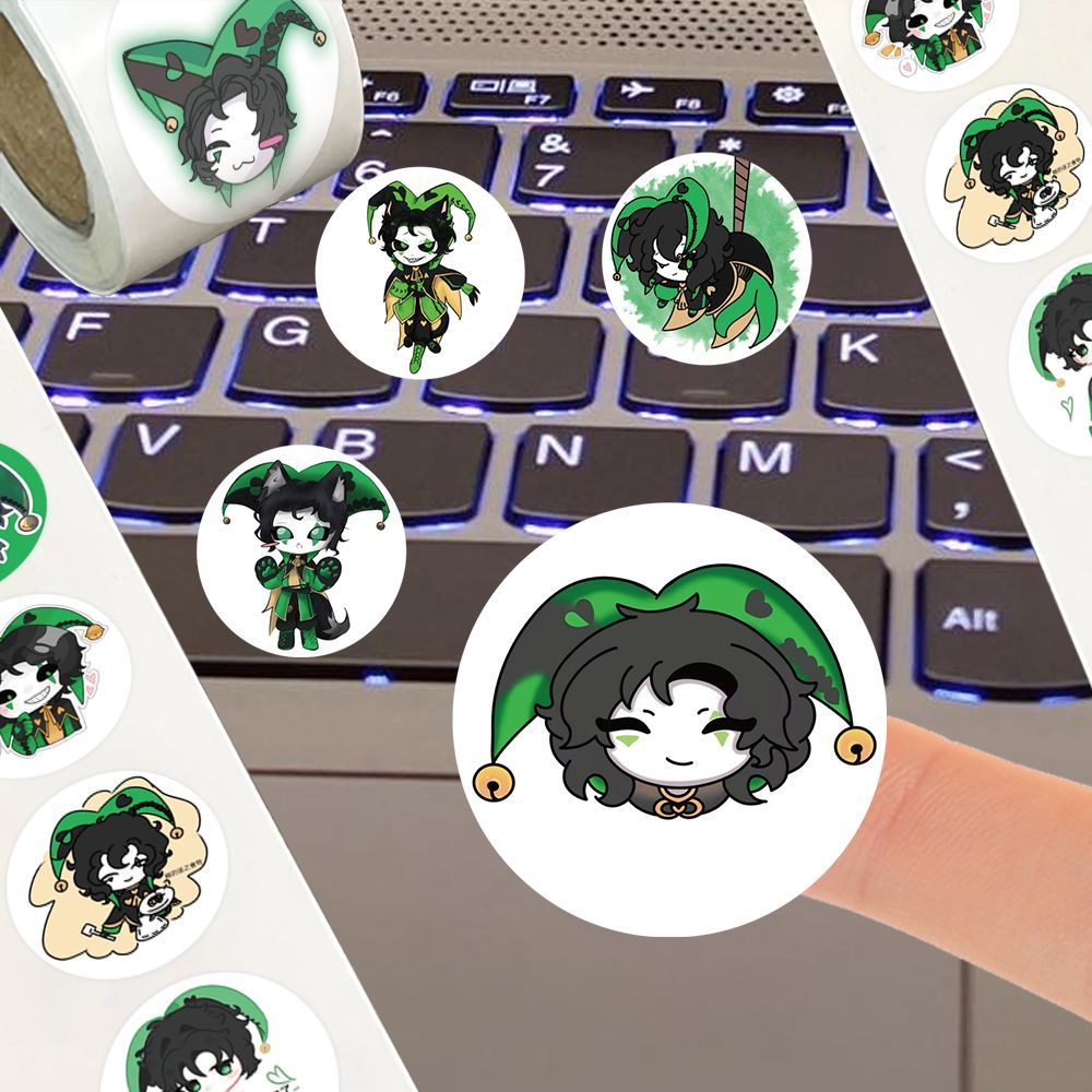 500 piezas/rollo Anime el circ - Scrapbooking reseña y precio